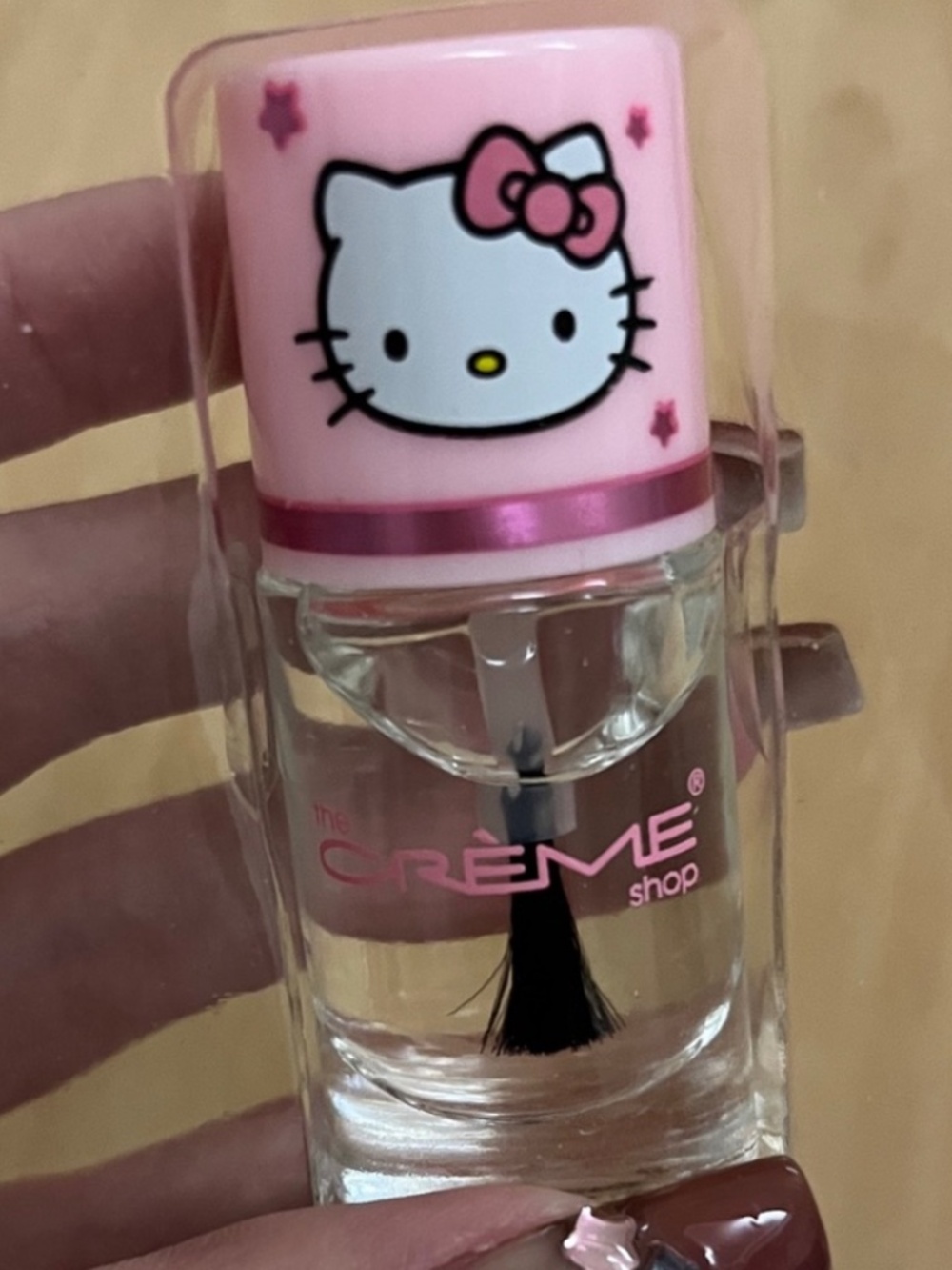 The Crème Shop hello kitty clear nail